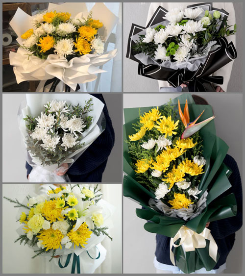 贵州毕节市威宁县牛棚镇发洪村白事花束代送